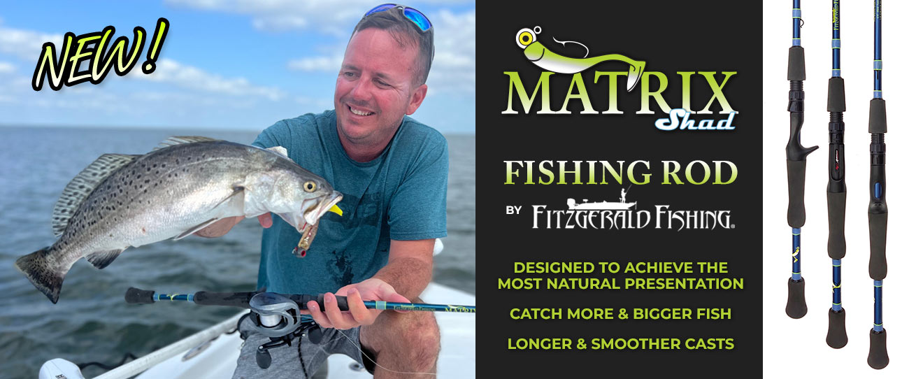 Matrix Shad Fishing Lures - Soft Plastic Bait for Trout & Redfish