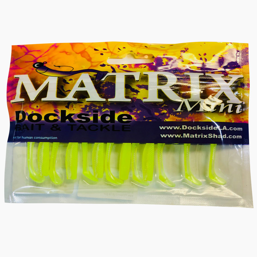  Dockside 3MS8-12 Matrix Shad Lemon Head 3 Swimbait Soft Bait  Fishing Lure : Sports & Outdoors